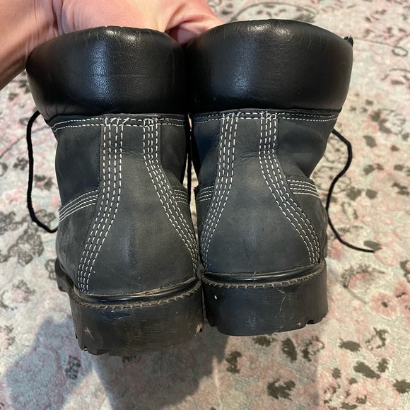 Blue Gray Timberland Boots - Picture 16 of 16